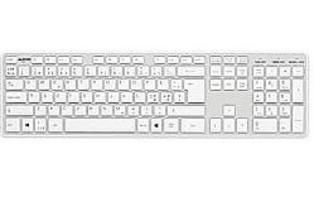 Matting Keyboard Usb Qwerty Nordic Silver, White - W128320658