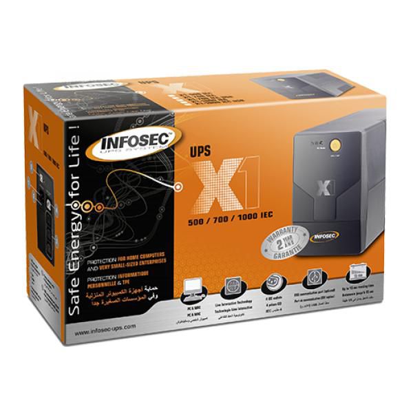 Infosec X1 - 1000VA UPS - LINE INTERACTIVE - W128321172