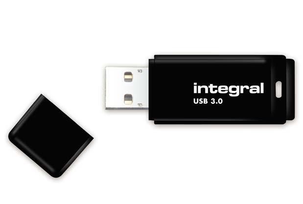 Integral Black USB 3.0 Flash Drive 16GB - W128321310