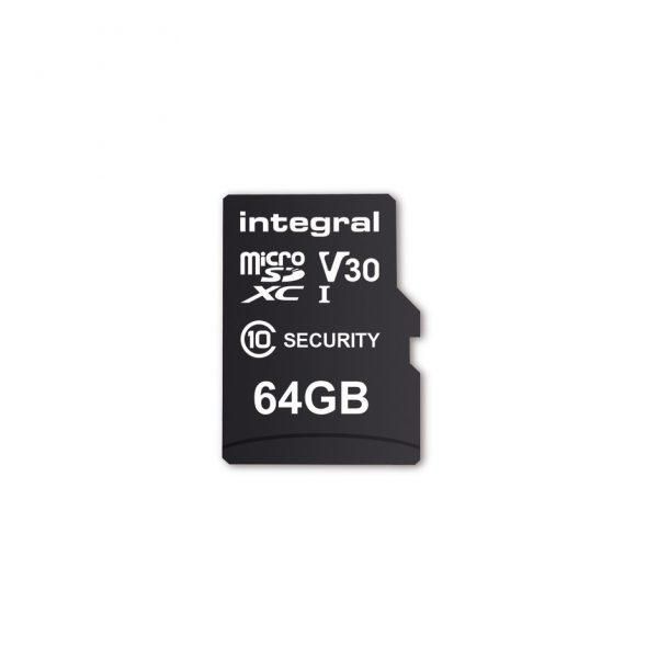 Integral SECURITY MICROSDHC/XC CARD 64GB FOR CAMERA - W128321307