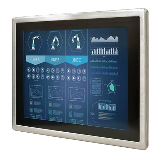 Winmate R15L600­65EX, 15" IP65 Stainless ATEX zone 2 Rugged Display, 1024x768, 500nits, VGA, Resistive touch - W128325640