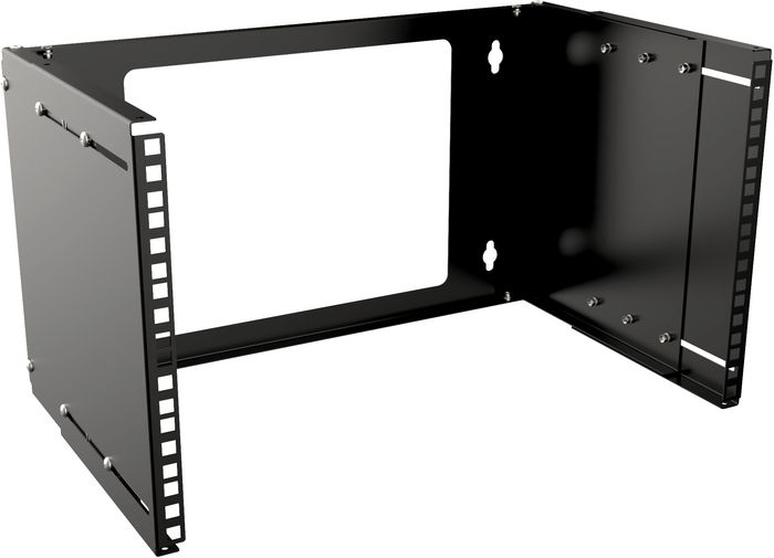 Lanview by Logon 19'' 6U Adjustable Depth Open Frame Rack Wall Mount - W128317424