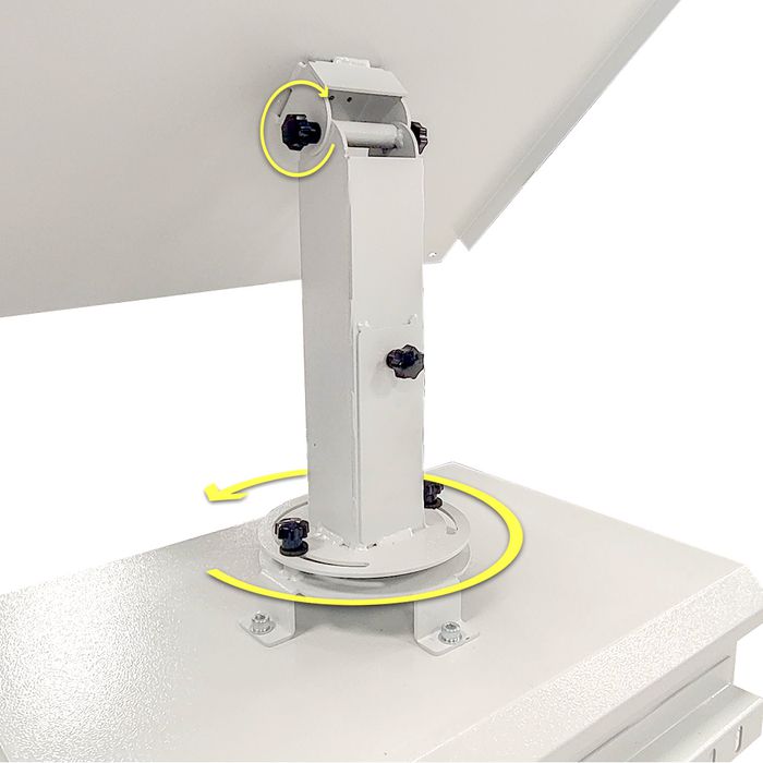 Lanview by Logon Solar Panel Pole Kit for CCTV Cabinet - W128318548