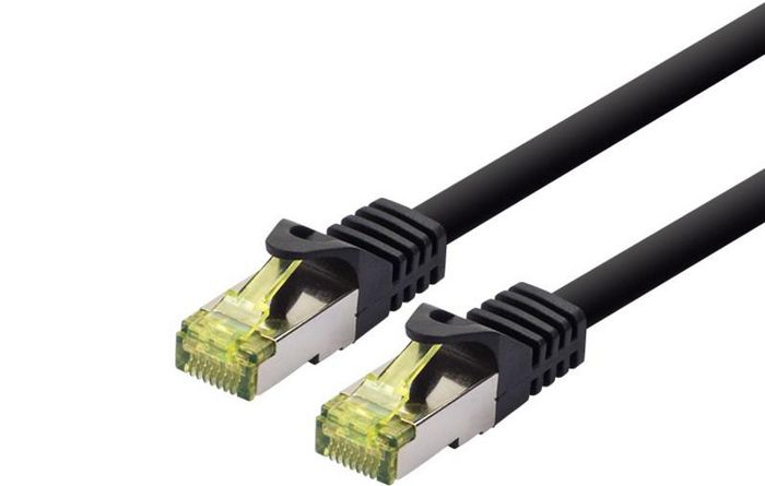 LOGON PROFESSIONAL PATCH CABLE SFTP/AWG26/LSOH 3M - CAT6A 500Mhz - BLACK - W128318204