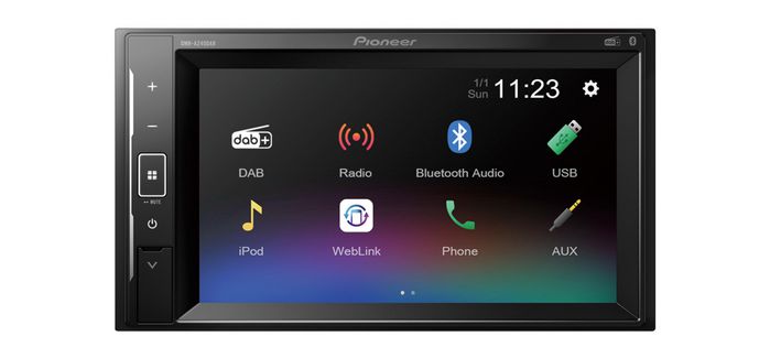 Pioneer Dmh-A240Dab Black 200 W Bluetooth - W128328388