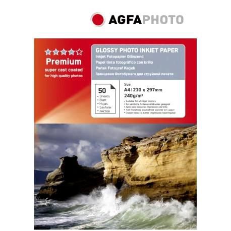 AgfaPhoto Printing Paper A4 (210X297 Mm) Gloss 50 Sheets White - W128329353