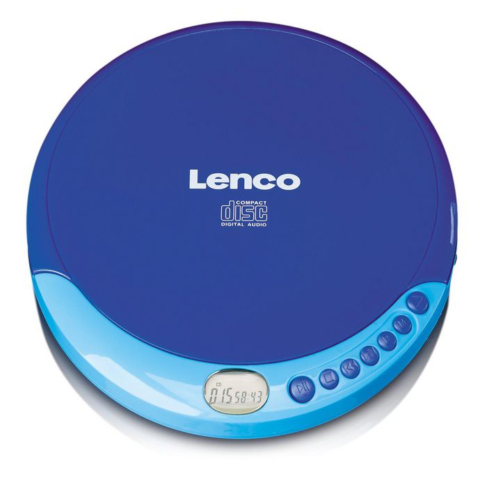 Lenco Cd-011 Portable Cd Player Blue - W128329418