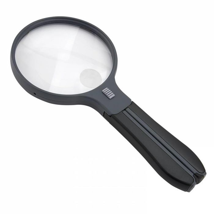 Carson Split Handle Magnifier 3.5X Black, Transparent - W128329627