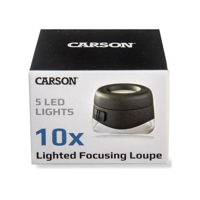 Carson Versalloupe Magnifier 10X Black - W128329716