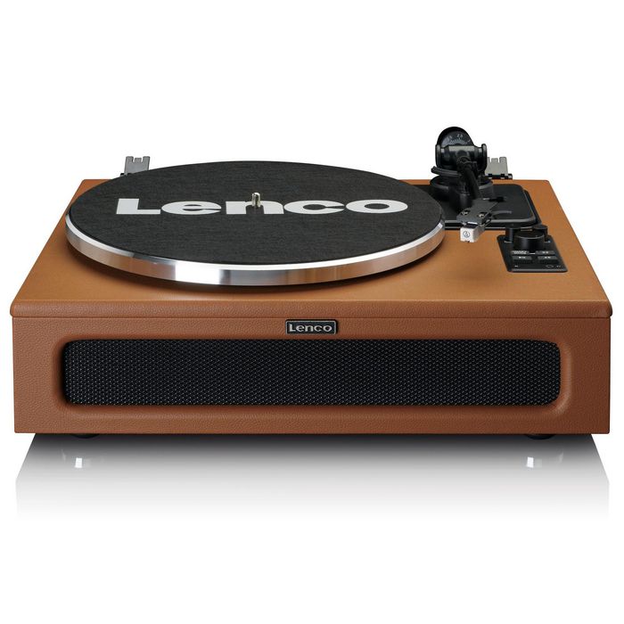 Lenco Ls-430Bn Belt-Drive Audio Turntable Brown - W128329725