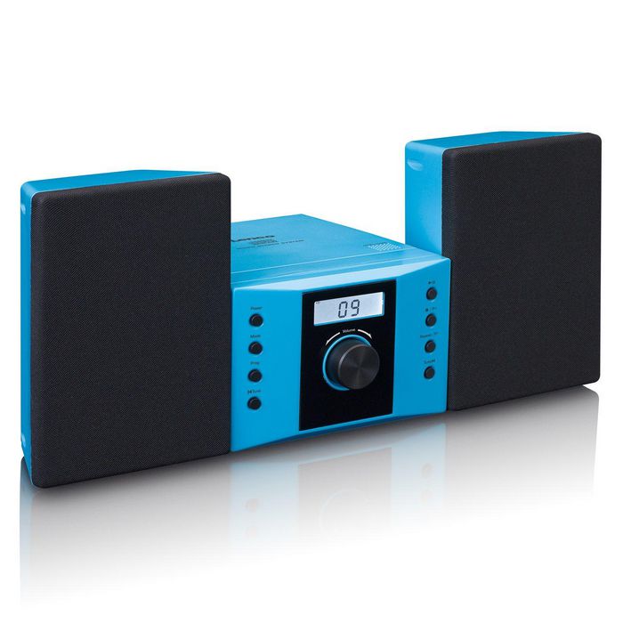 Lenco Mc-013Bu Portable Stereo System Digital 4 W Blue - W128329736
