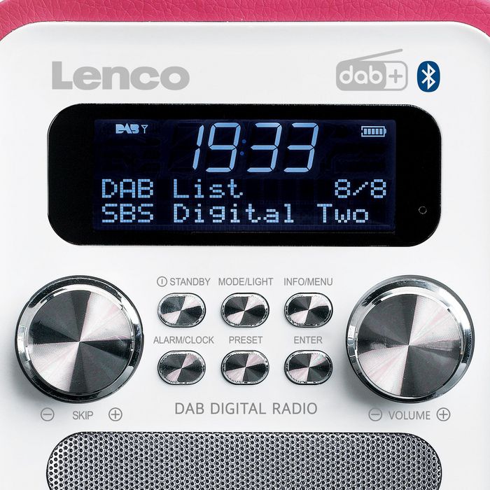 Lenco Portable Pink, White - W128299784