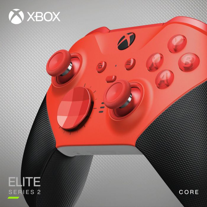Microsoft Xbox Elite Series 2 - Core Black, Red Bluetooth/Usb Gamepad Analogue / Digital Xbox Series S, Xbox Series X, Pc, Xbox One, Xbox One S, Xbox One X - W128329805