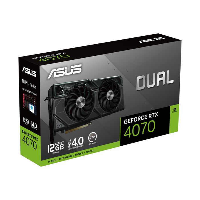 Asus Dual -Rtx4070-12G Nvidia Geforce Rtx 4070 12 Gb Gddr6X - W128338244