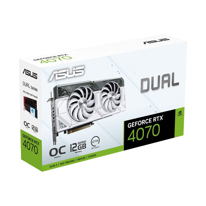 Asus Dual -Rtx4070-O12G-White Nvidia Geforce Rtx 4070 12 Gb Gddr6X - W128338245