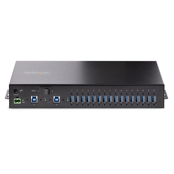 Usb Rack 5G16AINDS-USB-A-HUB, StarTech.com 16-Port Industrial USB 3.0 Hub 5Gbps ...