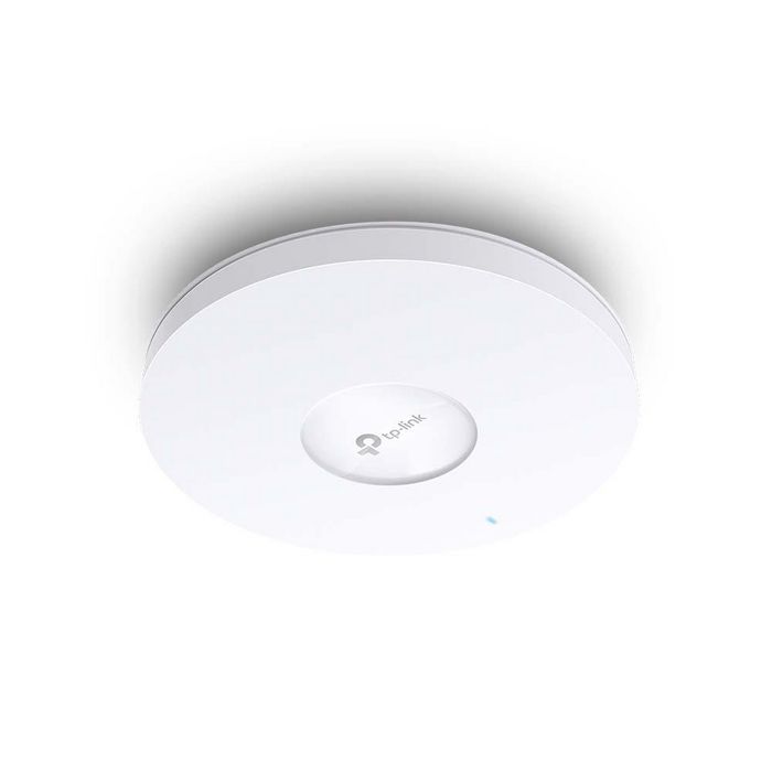 TP-Link AX1800 Ceiling Mount Dual-Band Wi-Fi 6 Access Point <br>PORT:1× Gigabit RJ45 Port<br>SPEED:574Mbps at  2.4 GHz + 1201 Mbps at 5 GHz<br>FEATURE: 802.3at POE and 12V DC (Power Adapter is not included), 2×Internal Antennas, MU-MIMO, Seamless Roaming, Band Steering, Beamforming, Load Balance, Airtime Fairness, Centralized Management by Omada SDN Controller, Omada App - W128321739