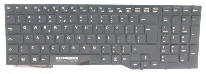 S26391-F2112-B245-RFB, Fujitsu Keyboard Hungary (Black) | EET