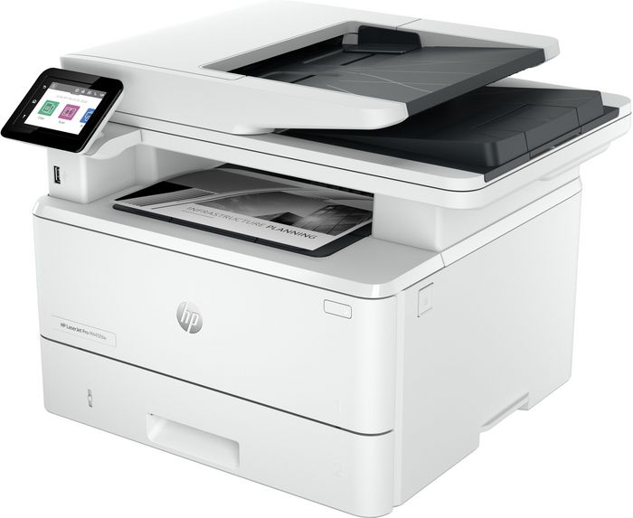 HP Laserjet Pro Mfp 4102Fdw Printer, Black And White, Printer For Small Medium Business, Print, Copy, Scan, Fax, Wireless; Instant Ink Eligible; Print From Phone Or Tablet; Automatic Document Feeder - W128280157