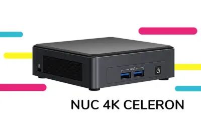 EMITY Player E-Box NUC 4K celeron avec utilisation de l'affichage - W128346085