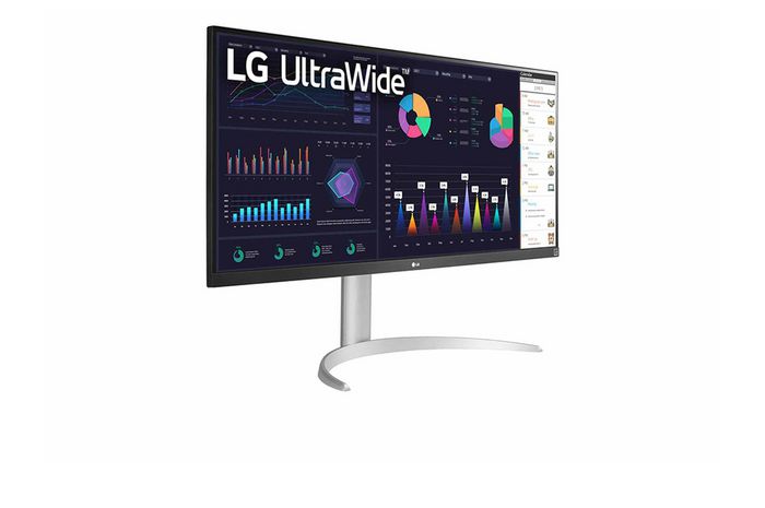 LG 34Wq650-W 86.4 Cm (34") 2560 X 1080 Pixels 4K Ultra Hd Lcd Silver, White - W128346449