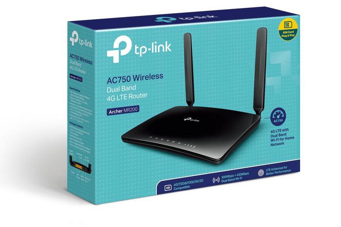 TP-Link Ac750 Wireless Dual Band 4G Lte Router - W128346861