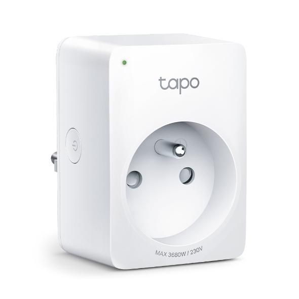 TP-Link Tapo Mini Smart Wi-Fi Socket Energy Monitor Smart Plug 3680 W Home White - W128348017