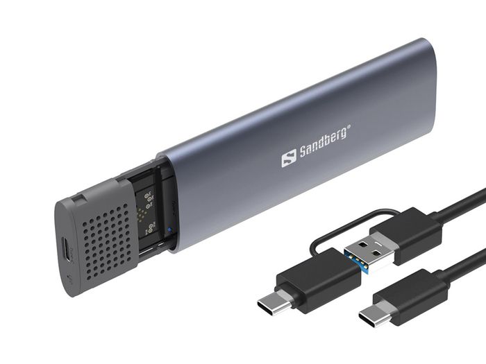 Sandberg USB 3.2 Case for M.2 NVMe SSD - W126358788
