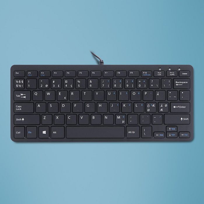 R-Go Tools R-Go Compact Keyboard, QWERTY (NORDIC), black, wired - W124471268