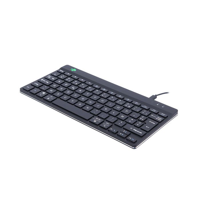 R-Go Tools R-Go Compact Break Keyboard, AZERTY (FR), black, wired - W126275850