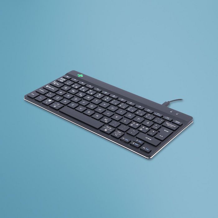 R-Go Tools R-Go Compact Break Keyboard, QWERTY (ND), black, wired - W126275845