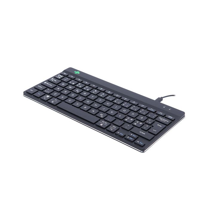 R-Go Tools R-Go Compact Break Keyboard, QWERTY (ND), black, wired - W126275845