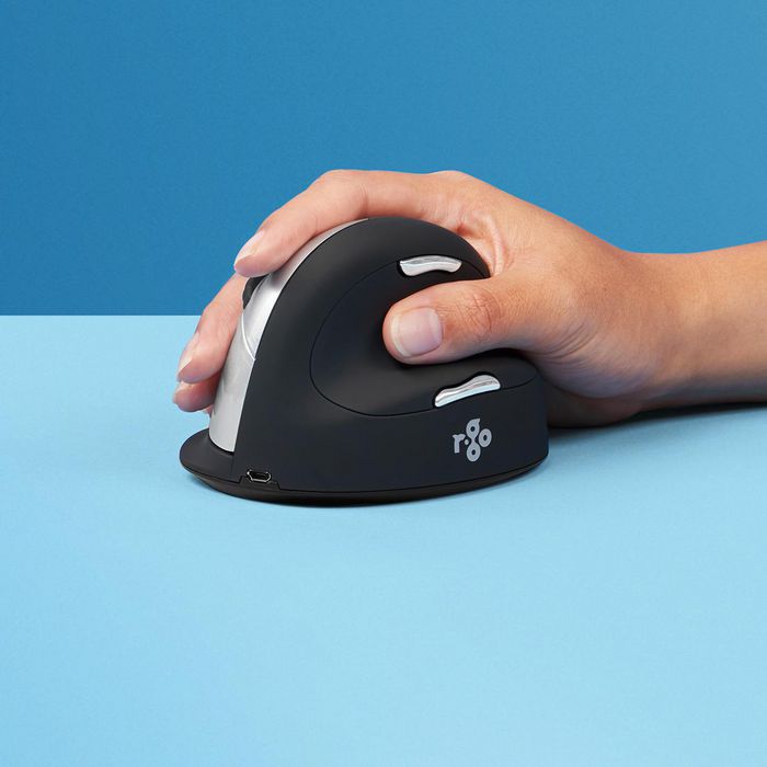 R-Go Tools R-Go HE Mouse, Ergonomic mouse, Large (Hand Size above 185mm), Right Handed, wireless - W124771117