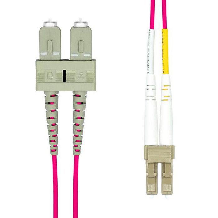 ProXtend LC to SC UPC OM4 Duplex MM Fiber Optic Cable, 40m - W128365818