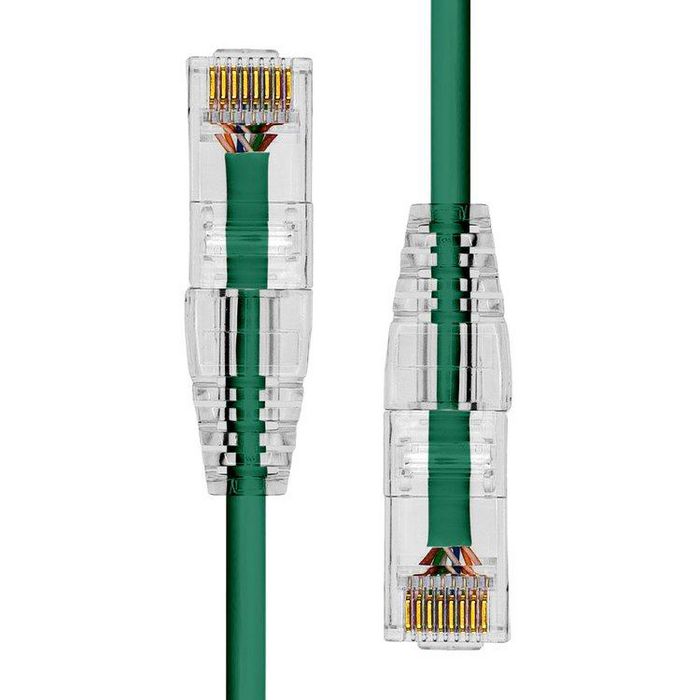 ProXtend Ultra Slim CAT6A U/UTP CU LSZH Ethernet Cable Green 1.5m - W128367367