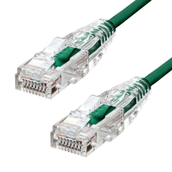 ProXtend Ultra Slim CAT6 U/UTP CU LSZH Ethernet Cable Green 75cm - W128367431