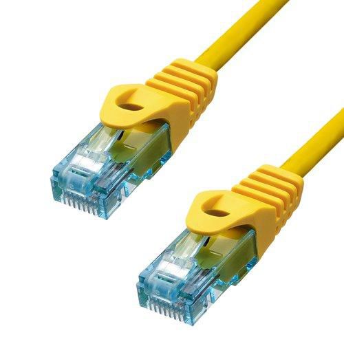 ProXtend CAT6A U/UTP CU LSZH Ethernet Cable Yellow 25cm - W128367610