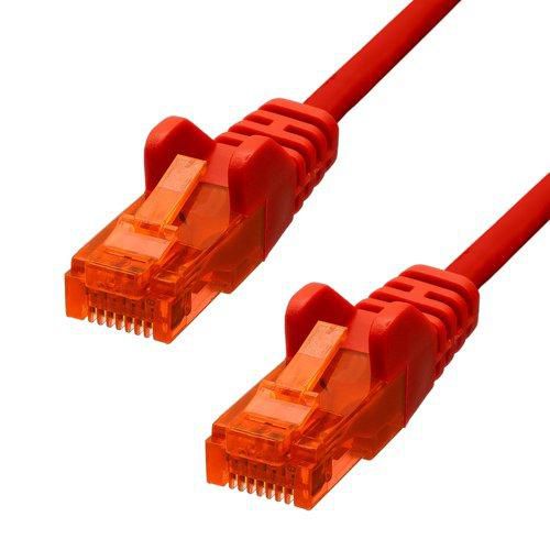 ProXtend CAT6 U/UTP CCA PVC Ethernet Cable Red 20cm - W128367928