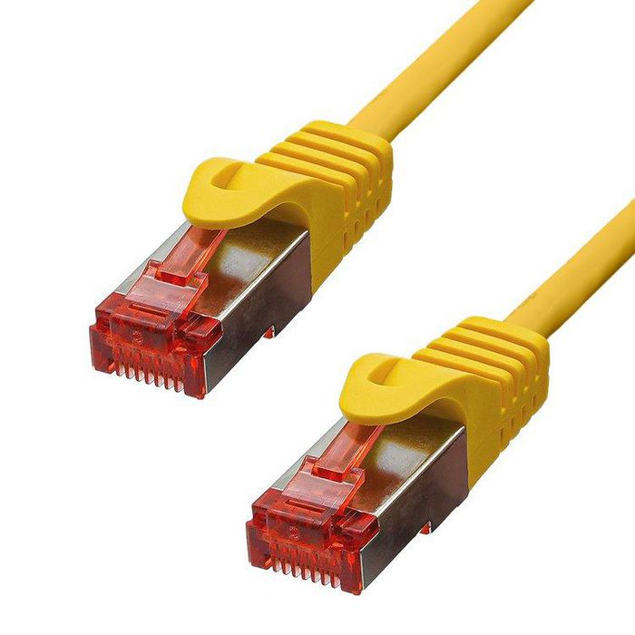 ProXtend CAT6 F/UTP CU LSZH Ethernet Cable Yellow 50cm - W128367004
