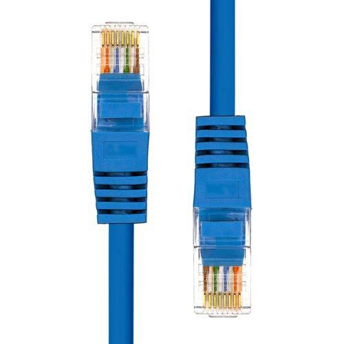 ProXtend CAT5e U/UTP CU PVC Ethernet Cable Blue 1m - W128367165
