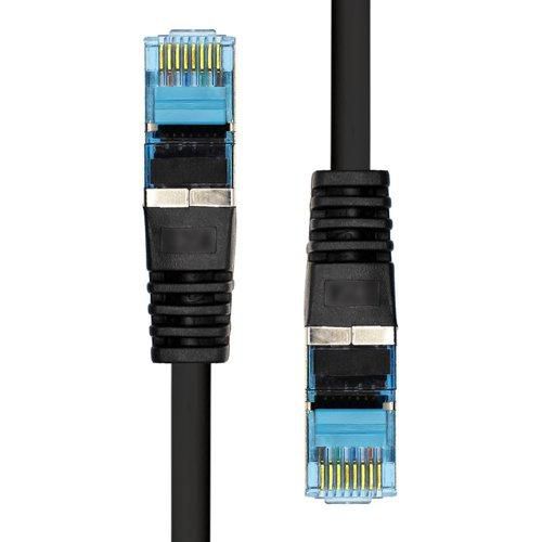 ProXtend CAT6A S/FTP CU LSZH Ethernet Cable Black 1m - W128367279