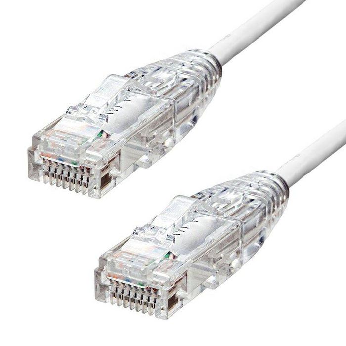 ProXtend Ultra Slim CAT6 U/UTP CU LSZH Ethernet Cable White 2m - W128367441