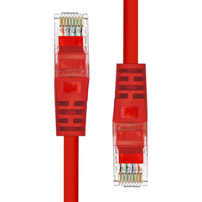 ProXtend CAT5e U/UTP CCA PVC Ethernet Cable Red 25cm - W128367653