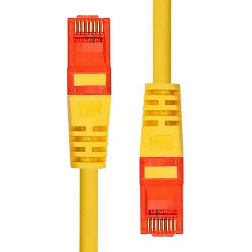 ProXtend CAT6 U/UTP CCA PVC Ethernet Cable Yellow 1m - W128367687