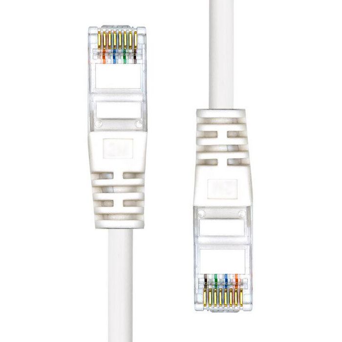 ProXtend CAT5e U/UTP CCA PVC Ethernet Cable White 50cm - W128367732