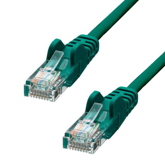 ProXtend CAT5e U/UTP CCA PVC Ethernet Cable Green 1m - W128367765