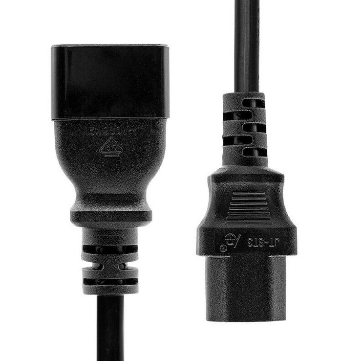 ProXtend Power Extension Cord C13 to C20 2M Black - W128366389