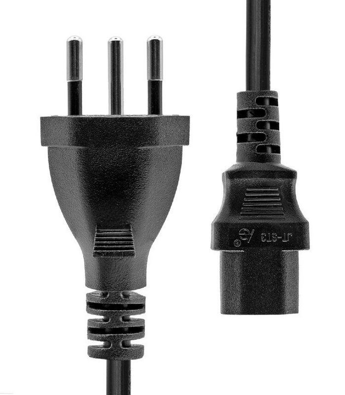 ProXtend Power Cord Swiss to C13 2M Black - W128366449