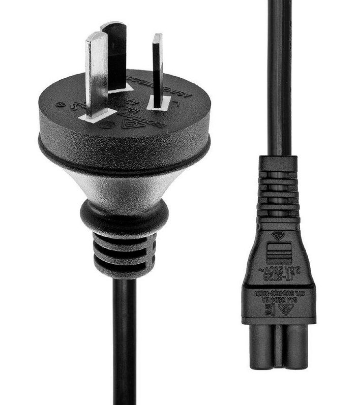 ProXtend Power Cord Australia to C5 2M Black - W128366468
