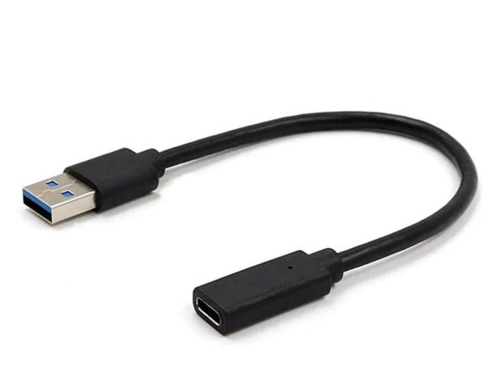 ProXtend USB-A to USB-C 3.2 Gen 1 M/F 20cm Black - W128366786
